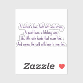 Adesivo Amor de Mãe