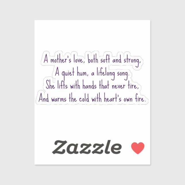 Adesivo Amor de Mãe (Folha)