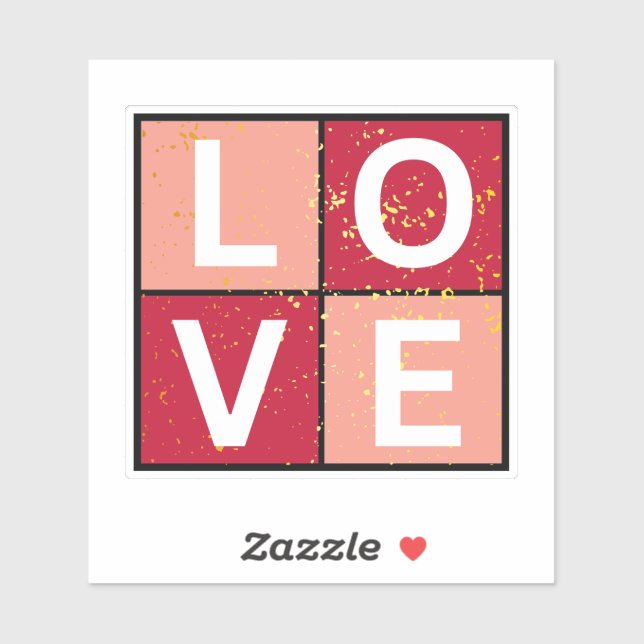 Adesivo Amor, Dia de os namorados (Folha)