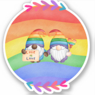 Adesivo Amor é Amo Amargo Colorido