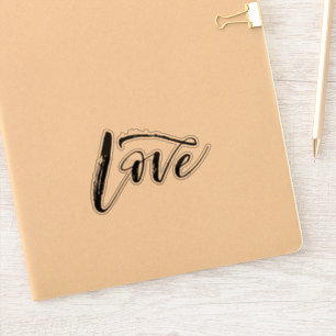 Adesivo Amor Limpar vinil com corte personalizado
