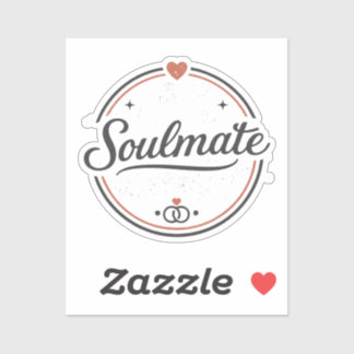 Adesivo Amor Retrô Soulmate Minimal(Luz) Casal Combinando