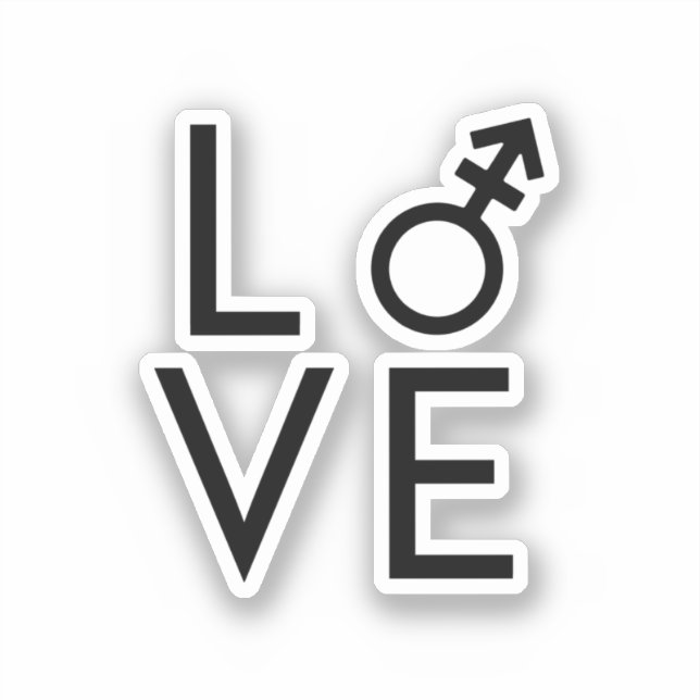 Adesivo Amor Trans (Frente)