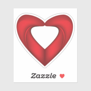 Adesivo Amor Vermelho Bonito