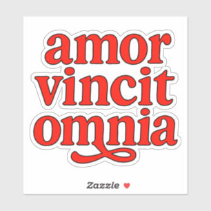 Adesivo Amor vincit omnia
