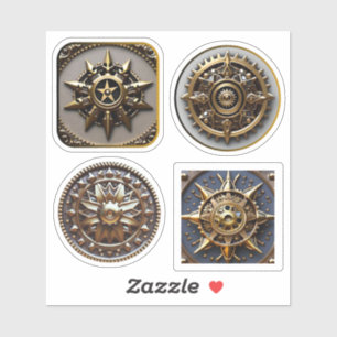 Adesivo Amortecimento de Punk de Vapor #1