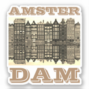 Adesivo Amster Dam Poster