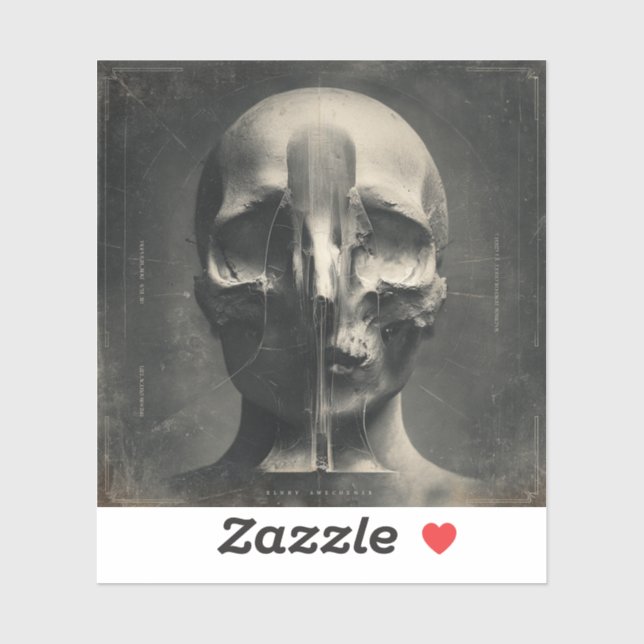 Adesivo An Elegy in Veil — Gothic Fine Art (Folha)