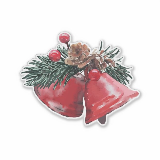 Adesivo Anel na Alegria da Época com Férias Festivas (Frente)