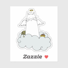 Adesivo Angel Cat Sticker
