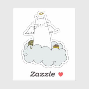 Adesivo Angel Cat Sticker