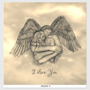 Adesivo Angel Eros in Love, eu te amo