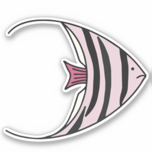 Adesivo Angel Fish Sticker