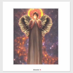 Adesivo Angel Of Love E Light Original Fantasy Art