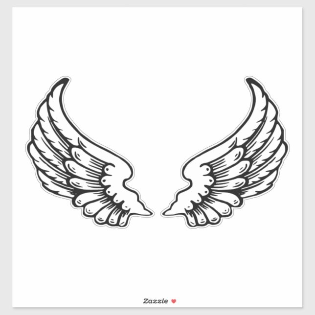 Adesivo Angel Wing Sticker (Folha)