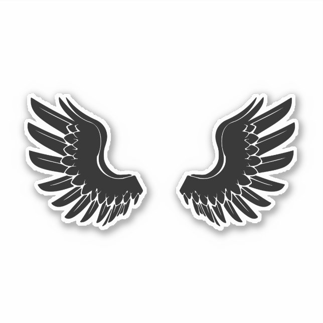 Adesivo Angel Wings Sticker - Um Sonho Retroativo (Frente)