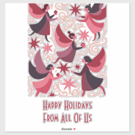 Adesivo Angelic Figures Mid-Century Modern Kitschmas