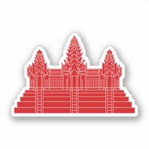 Adesivo Angkor Wat Ver.2.0. Khmer Temple