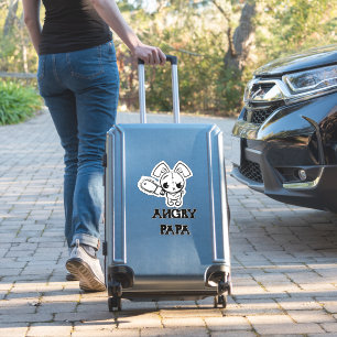 Adesivo Angry Papa Grumpy Voodoo Bunny Cute