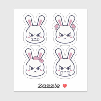 Adesivo Angry Rabbit