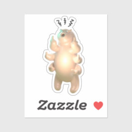 Adesivo Angry tardigrade