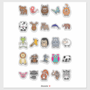 Adesivo Animais do Pin do Inamel Faux