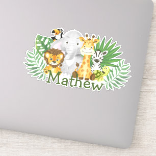 Adesivo Animais Selvagens Cóteos de Floresta Selvagem Safa