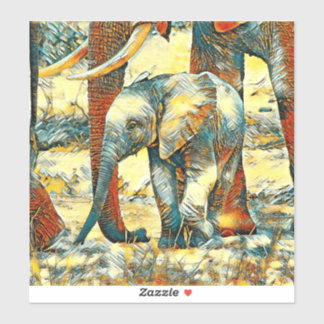 Adesivo AnimalArt_Elephant_010