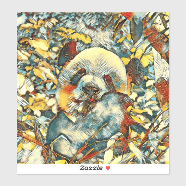 Adesivo AnimalArt_Panda_012 (Folha)