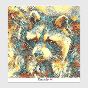 Adesivo AnimalArt_Raccoon_004