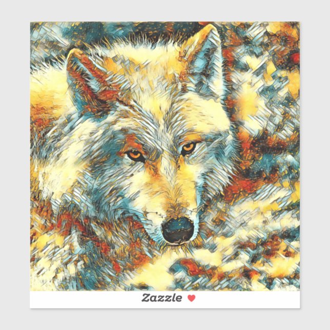 Adesivo AnimalArt_Wolf_003 (Folha)