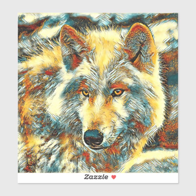 Adesivo AnimalArt_Wolf_004 (Folha)