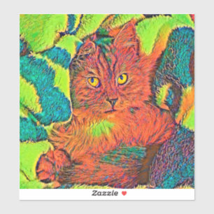 Adesivo AnimalColor_Cat_005
