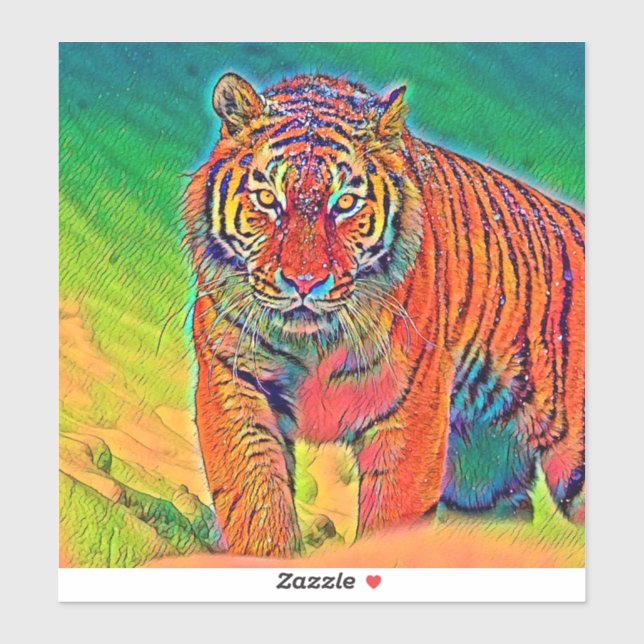 Adesivo AnimalColor_Tiger_005 (Folha)