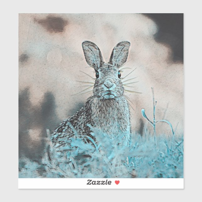 Adesivo AnimalMix_Rabbit_024 (Folha)