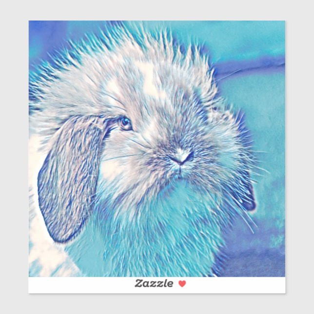 Adesivo AnimalMix_Rabbit_07 (Folha)