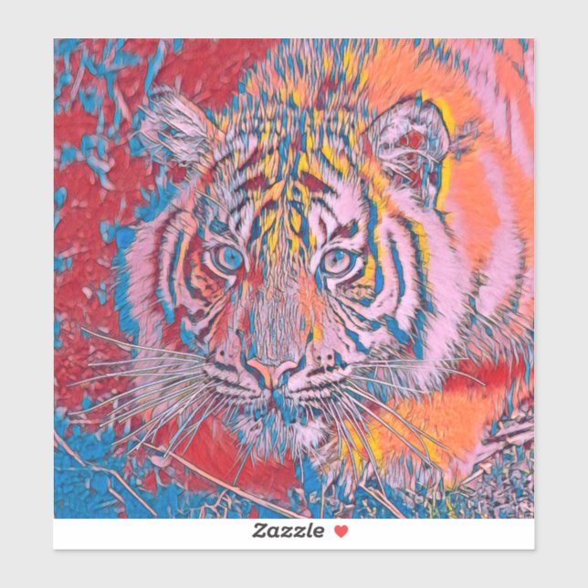 Adesivo AnimalMix_Tiger_054 (Folha)