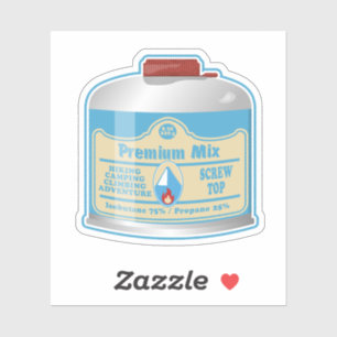 Adesivo Anistia do combustível do fogão de acampamento, pr