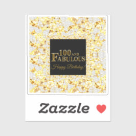 Adesivo Aniversário de 100 anos