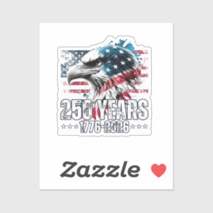 Adesivo Aniversário de 250 anos dos Estados Unidos Manga L