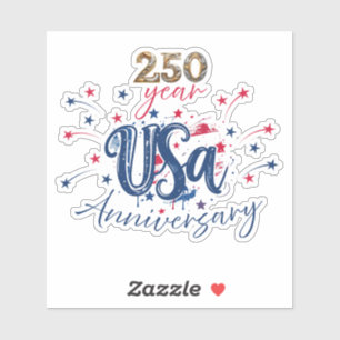 Adesivo Aniversário de 250 anos dos EUA