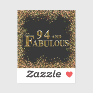 Adesivo Aniversário de 94 anos