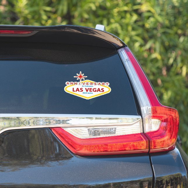 Adesivo Aniversário do Carro Sticker em Las Vegas (Lado do carro)