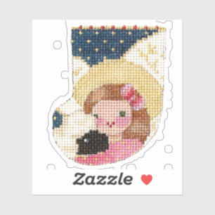 Adesivo Anjo com Lamb