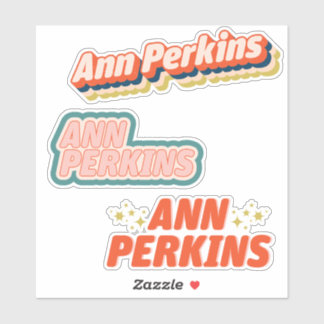 Adesivo Ann Perkins Fan TV Pop Cultura Sticker Variação Se