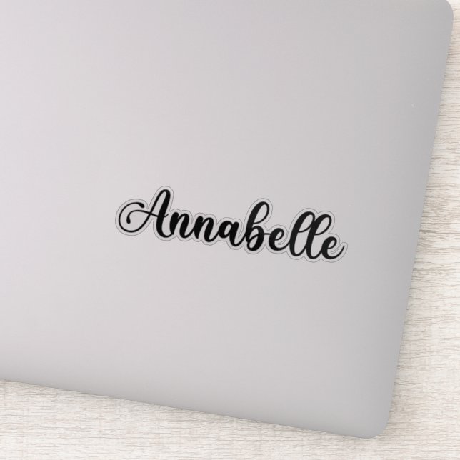 Adesivo Annabelle Name - Caligrafia manuscrita (Detalhe)