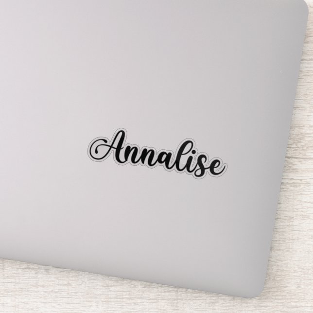 Adesivo Annalise Name - Caligrafia manuscrita (Detalhe)