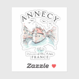 Adesivo Annecy France – Venice of the Alps