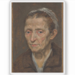 Adesivo Annibale Carracci - Chefe de uma Mulher