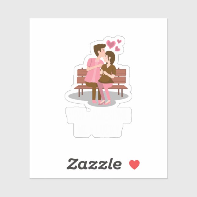 Adesivo Anniversary Gift Boyfriend Girlfriend Love Quote (Folha)